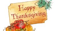 School will be closed on Monday, October 14th for Thanksgiving. Happy Thanksgiving!  